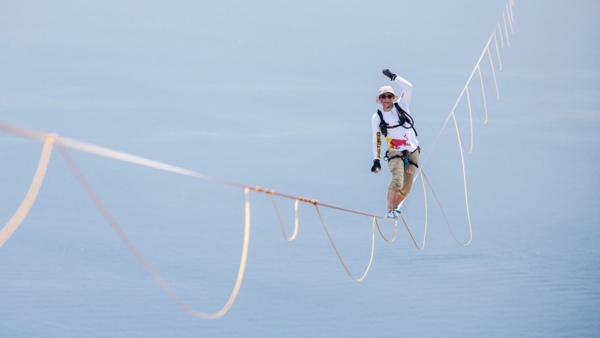 SLACKLINE SOPRA TRENTO